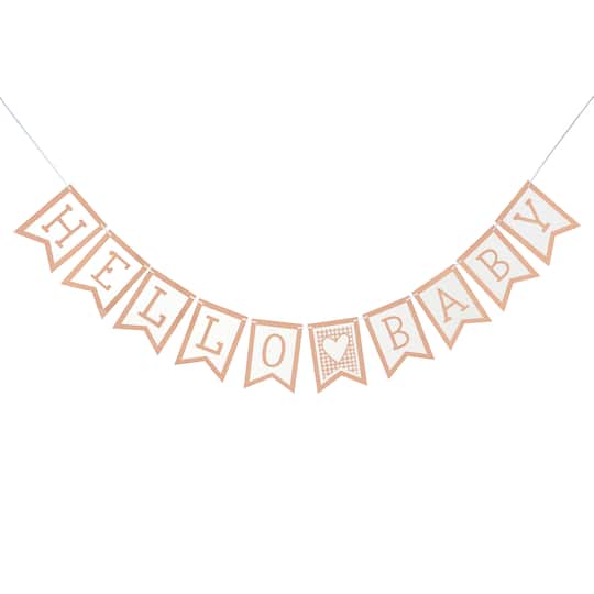 Michaels, 9ft. Hello Baby Banner by Celebrate It™ – Category: Banners